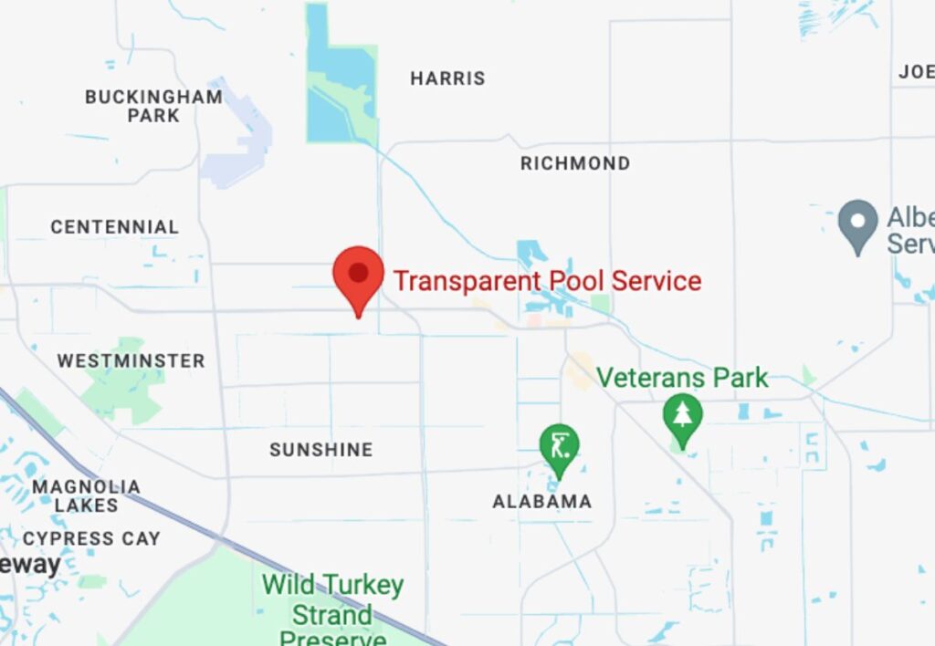 Transparent Pool Service Lehigh Acres Fl Map Location Image